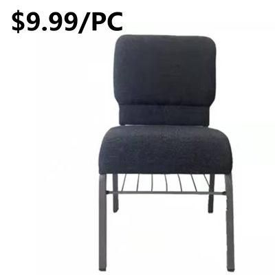 Cheap Armless Stacking Hotel Dining Concert Hall Dining Banquet Chair