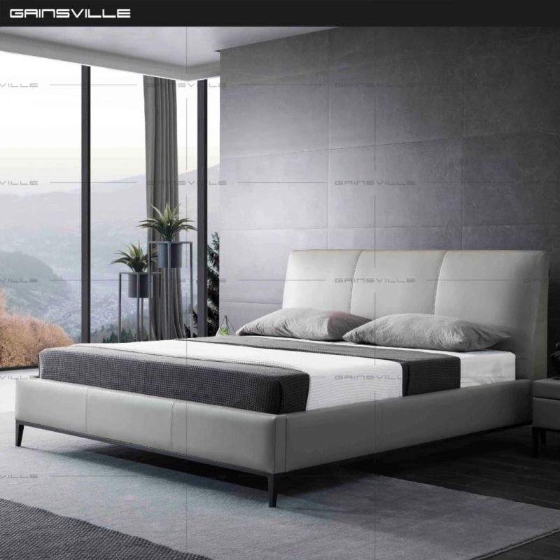 Factory Wholesale Price Beds Set Modern Upholstered Bedroom Furniture Style Storage Platform King Bed