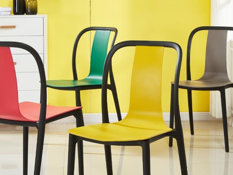 Sedie Living Juego De Comedor Chaise Exterieur Chair Plastic Stackable