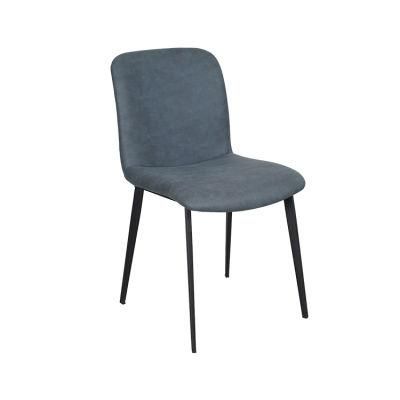 Nordic Light Luxury Dining Chair with Fabric Top Indoor Dining Chairs Velvet