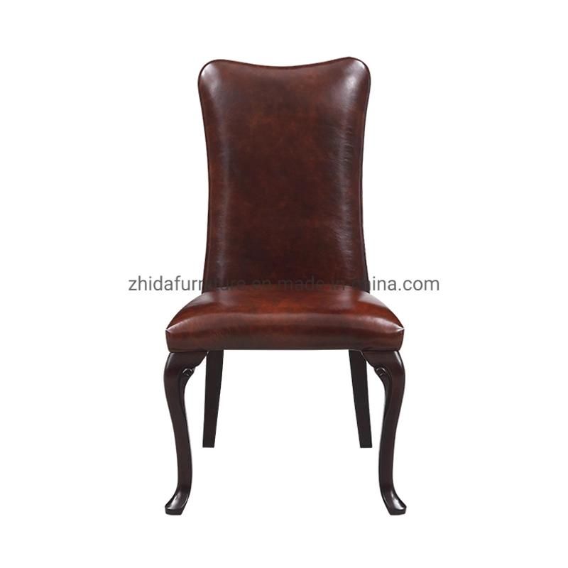 Restaurant Furniture Antique Style American Style Wooden Dining Chair