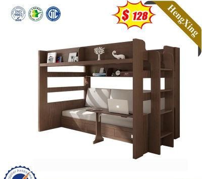 Modern Hotel Home Simple Bedroom Furniture Set Folding Wood Frame King Double Wall Sofa Bed with Mattresses