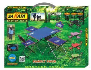 Camping Chair Table Folded in on Color Saling Box