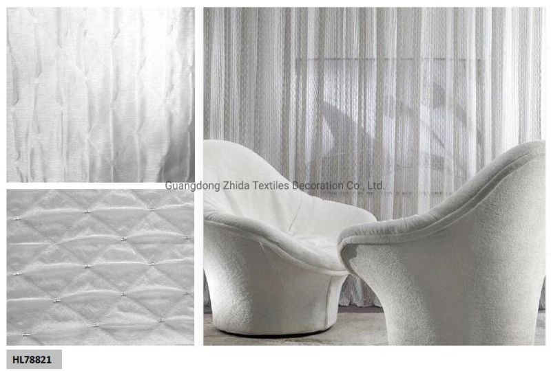 Textile 110 Inch Cotton Linen Window Curtain Sheer Furniture Fabric