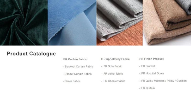 100% Polyester Flame Retardant Fabric for Sofa Upholstery