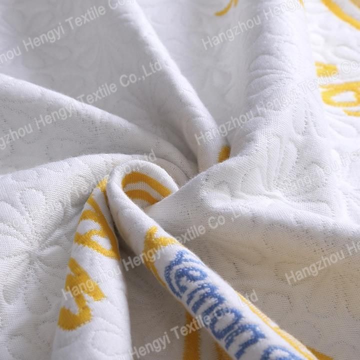 Yellow Lemon Knitted Mattress Fabrics