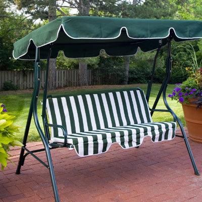 High Standard Durable 3 Seaters Garden Swing Chair