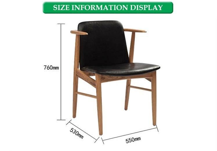 Furniture Modern Furniture Chair Home Furniture Wooden Furniture Handmade Interior Design Velvet Green Upholstered Wooden Material Dining Room Chair with Arms