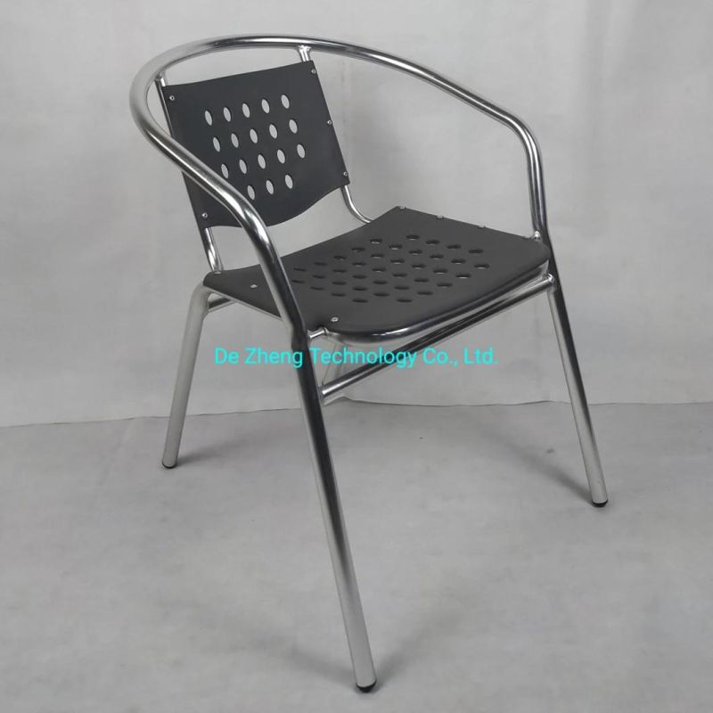 Patio Furniture Full Aluminum Garden Set Outdoor Metal Lounge Chair and Table Set Cafe Balcony Terrace Restaurant Furniture