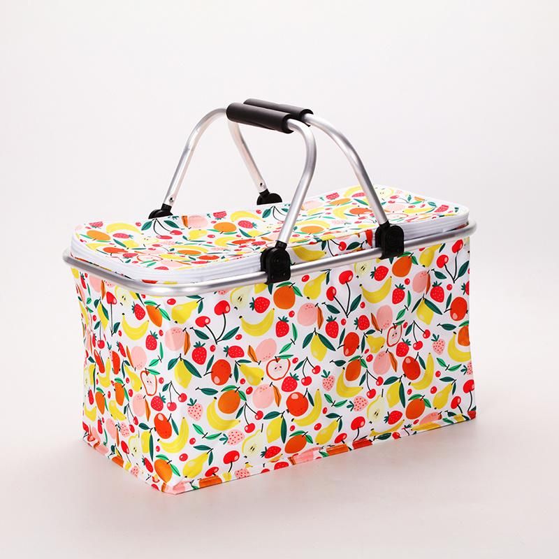 Wholesale Hot Sales Retail Foldable Metal Shopping Basket Basket for Shopping Plastic Basket