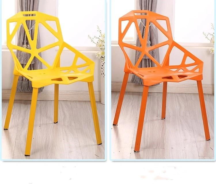 Modern Milano Rental Dining Chair Sedie Sillas De Plasticas Stacking Event Hollow Back Garden Chair