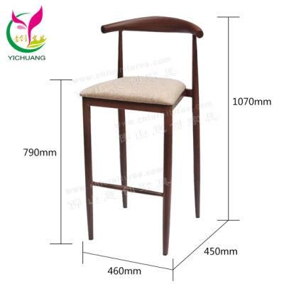 Yc-Sw02-04 Modern Steel High Bar Stool Chair for Club