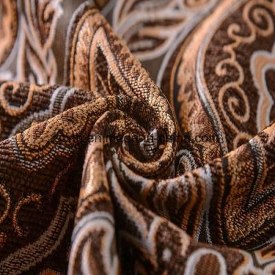 100% Polyester Jacquard Microfiber Chenille Fabric for Sofa