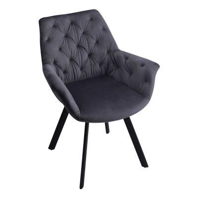 Antique Fabric Arm Chair Dining Room Design Desk Chair Upholstery Blue Modern Velvet Armchair