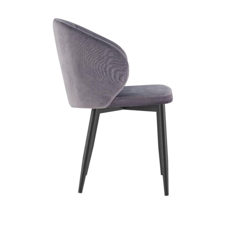 Free Sample Nordic Furniture Luxury Restaurant Modern Velvet Dining Room Chairs with Golden Legs