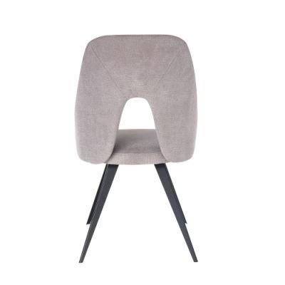 New Modern Fabric Metal Dining Chair