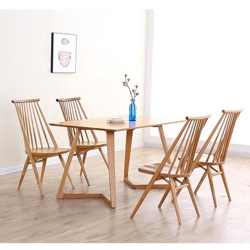 Furniture Modern Furniture Table Home Furniture Wooden Furniture Friendly Environment Vintage Dining Room Wood Table with Chair
