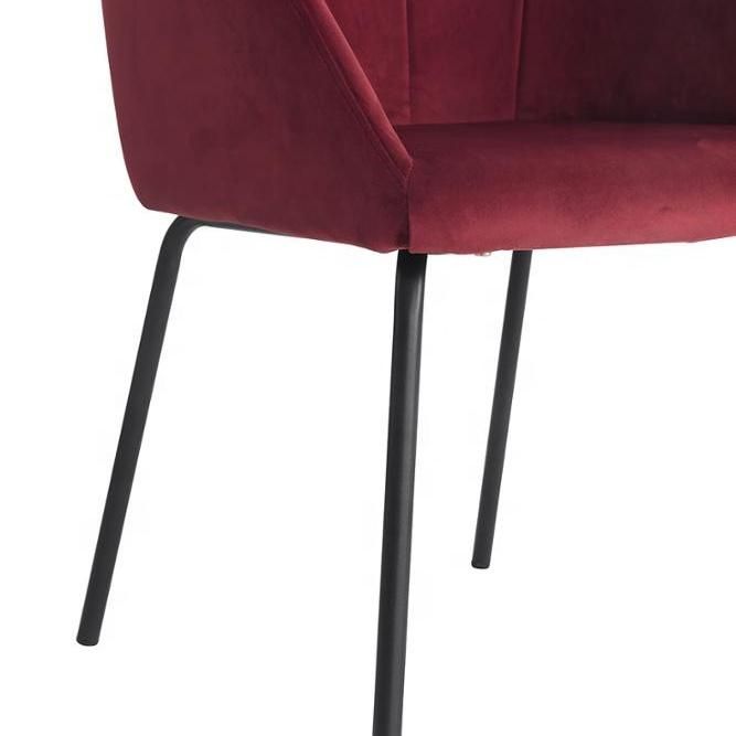 Dining Room Living Room Furniture Nordic Restaurant Modern Upholstery Fabric Velvet Dining Chairs for Sale