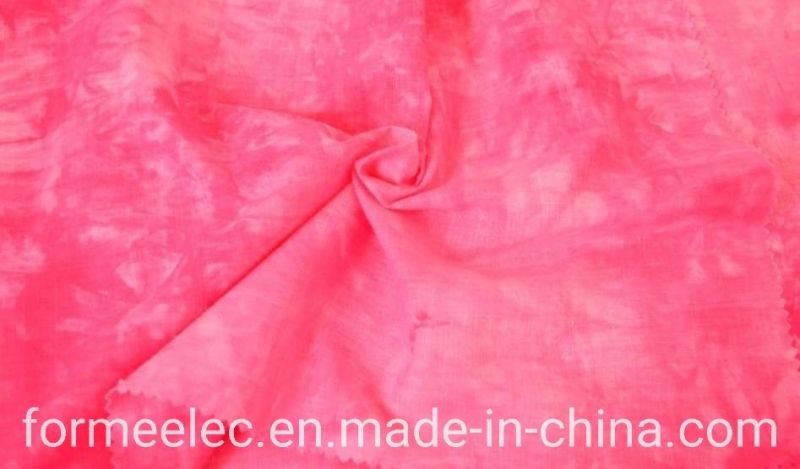 21s 105g Tie-Dyed Linen Type Fabric Slubbed Fabrics for Sweater Hoody Curtains