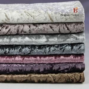 High Quality Crinkle Velvet Sofa Fabric