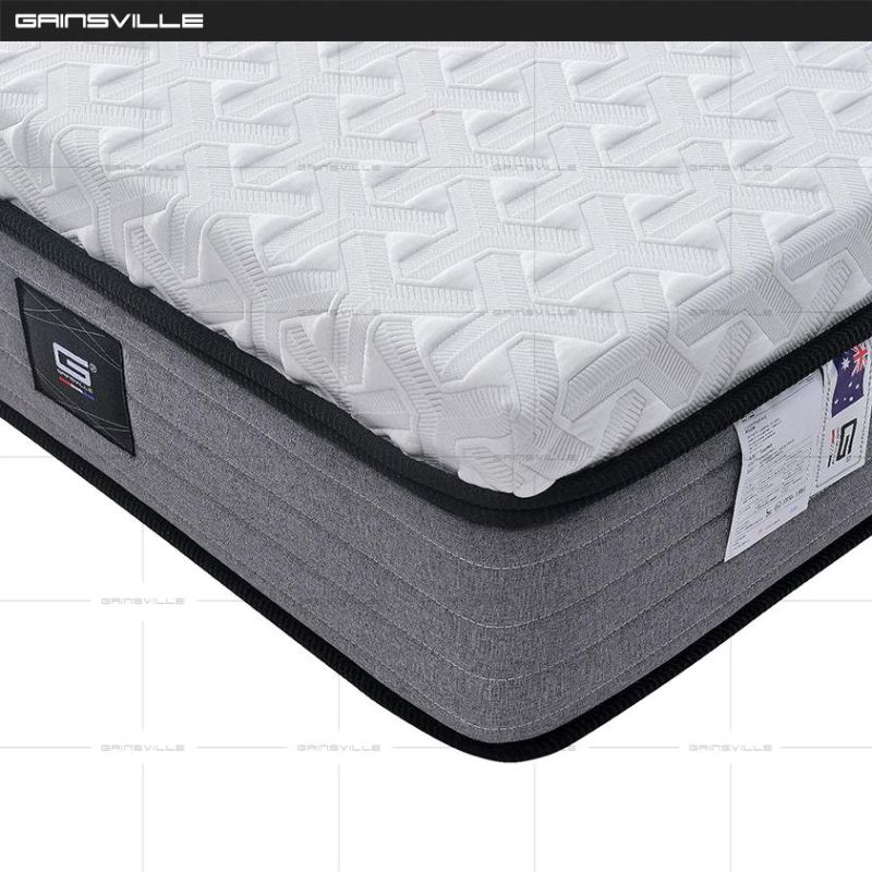 Customized Luxury Latex Bed Mattress Mini Pocket Spring Mattresses Gsv968
