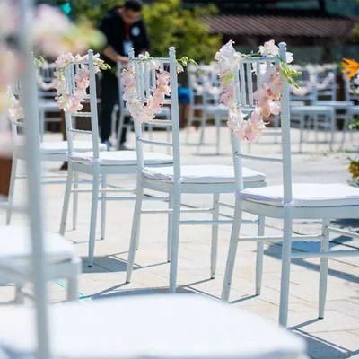 Wholesale Stackable PP Resin Hotel Banquet Wedding Plastic Tiffany Chair