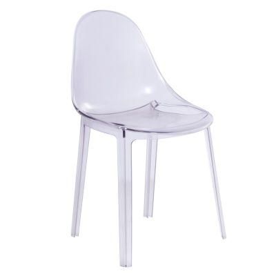 Lowest Price Stackable Transparent Acrylic Events Wedding Clear Crystal PC Dining Ghost Chair