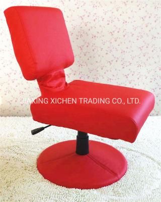 Red Leather Barbershop Spiral Swivel Lifting Barbershop Furniture Chairs