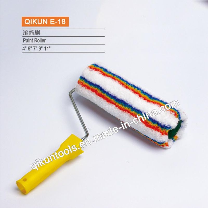 E-17 Hardware Decorate Paint Hand Tools Double Lines Acrylic Fabric Paint Roller