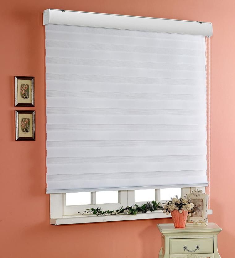Wholesale Custom Curtain Blackout Blinds Polyester Home Window Zebra Roller Blind Fabric