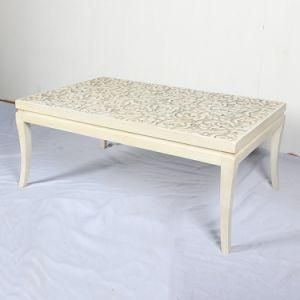 Popular Home Style Antique Hand Carved Bedroom Furniture Solid Wood Tufted Fabric Shoe Ottoman/Long Bench