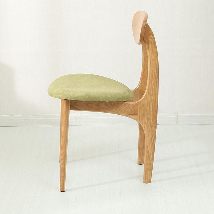 Light Luxury Durable Cushion Comfortable Bar Stool Wood Chair