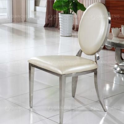 Popular Banquet Stainless Steel Leather Dining Room Chair
