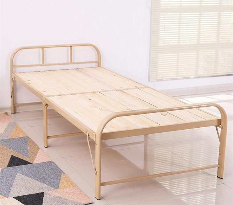 New Hot Sale Popular Plastic Metal Bedroom Furniture Folding Bed