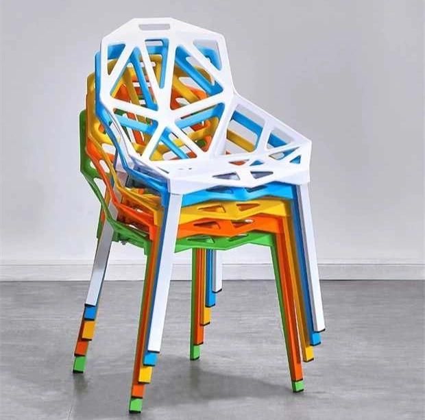 Modern Milano Rental Dining Chair Sedie Sillas De Plasticas Stacking Event Hollow Back Garden Chair