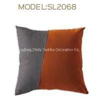 Home Bedding Modern Two-Tone Sofa Fabric Upholstered Pillow