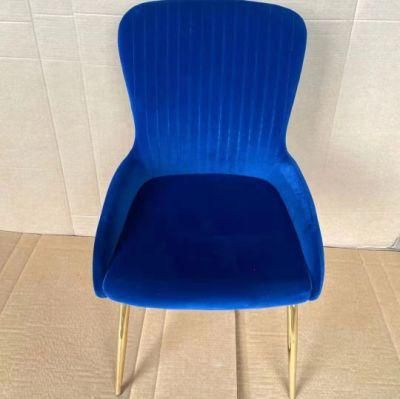 Fabric Living Room Chair Event Hall Dining Furniture Metal Chair