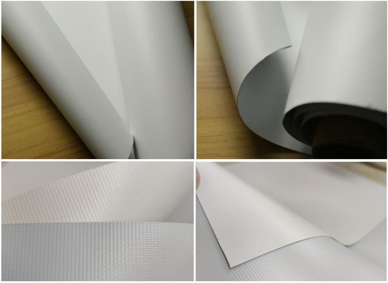 100% Blackout Anti-UV PVC Fiberglass Blinds Roller Window Curtain Fabric 440GSM