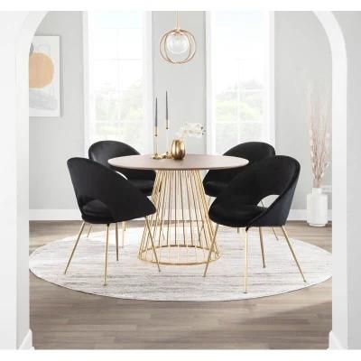 Modern Wholesale Armchair Accent Upholstery Velvet Dining Chairs