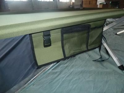 Folding Cot with Side Pocket