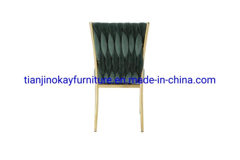 Okay Dining Chair Wholesale Gold Luxury Nordic Cheap Indoor Home Furniture Room Restaurant Dinning Leather Velvet Modern Dining Chair