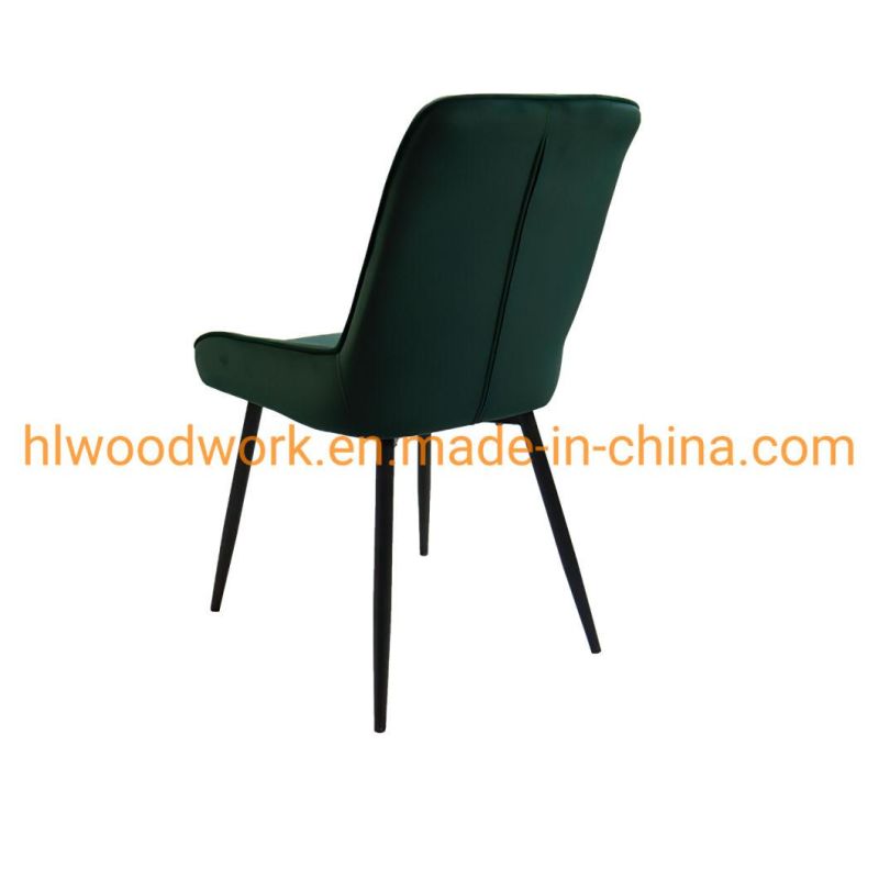 Modern Living Room Style Coffee Restaurant Dining Furniture Customized Design Upholstered Fabric Home Dining Chair