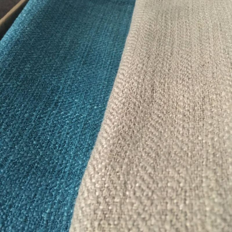 Pure Color Plain Woven Fabric for Sofa (HL84)