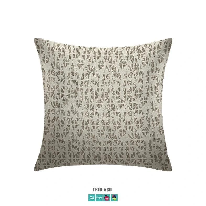 Home Bedding Chenille Jacquard Sofa Fabric Upholstered Pillow