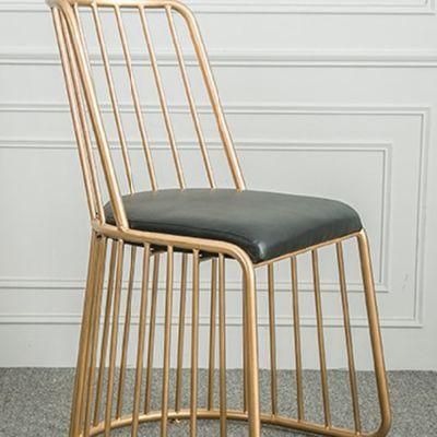 Fabric Metal Set Dining Chair for Coffee Shop