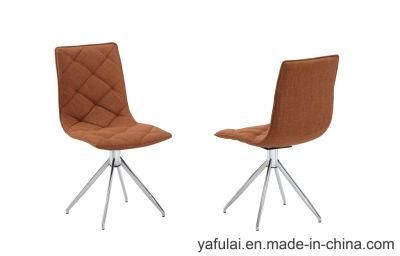 Modern Wood Design Fabric Dining Chair