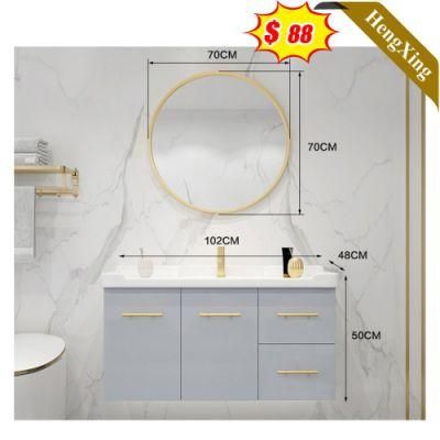 Guangdong Factory Manufacture Modern with Mirror Vanity Set Bathroom Cabinet