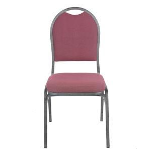 Modern Office Chair for Hall/Church/Auditorium with Metal Frame and Fabric Upholstered