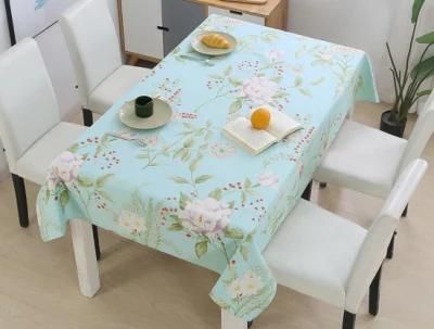 100% Cotton Fabric Table Cloth for Home