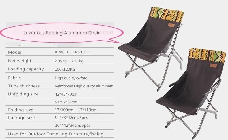 High Appreciated Camping Dustpan Folding Chair